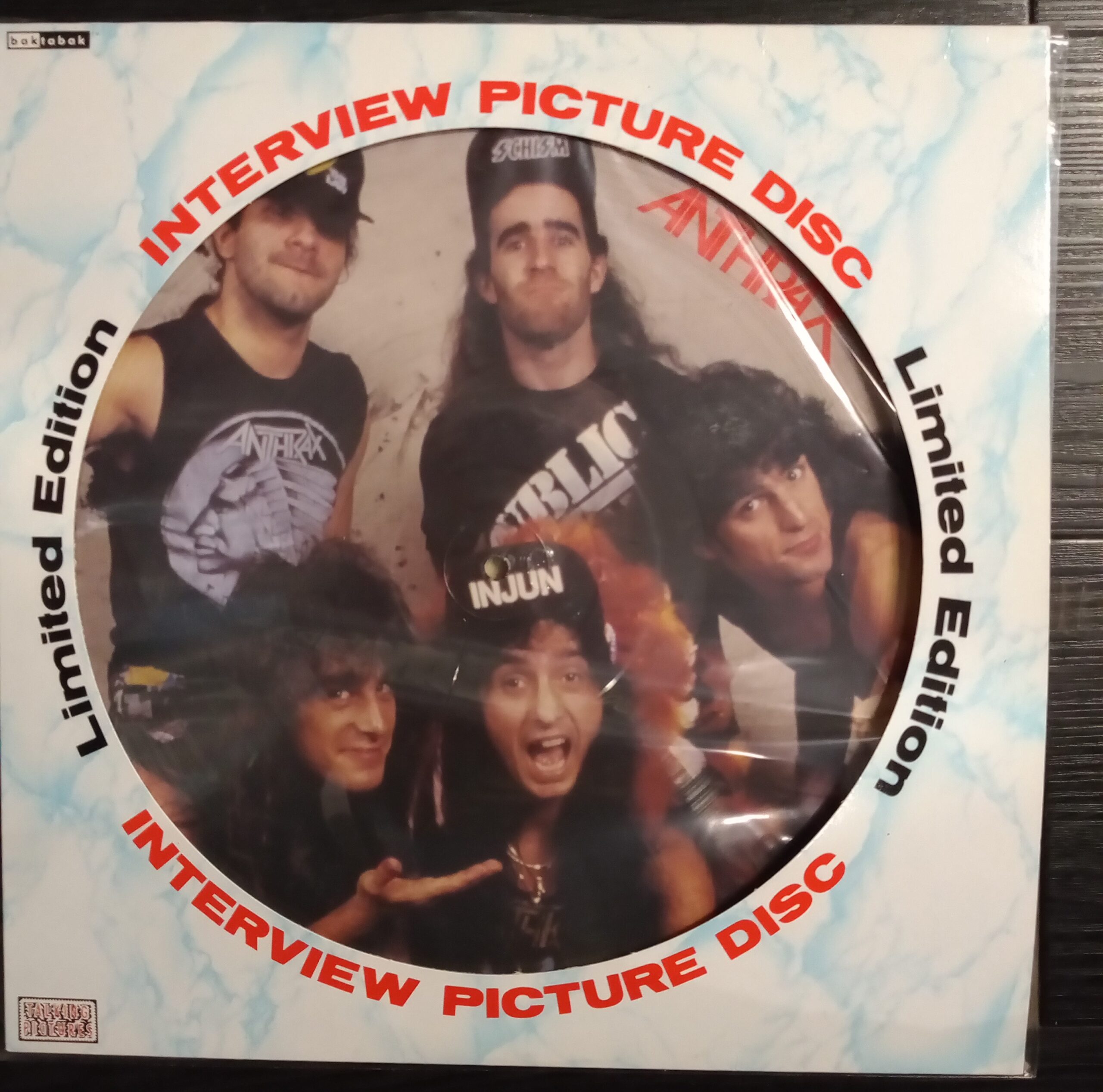 Anthrax – Limited Edition Interview Picture Disc - (NM/NM) - Vinyl