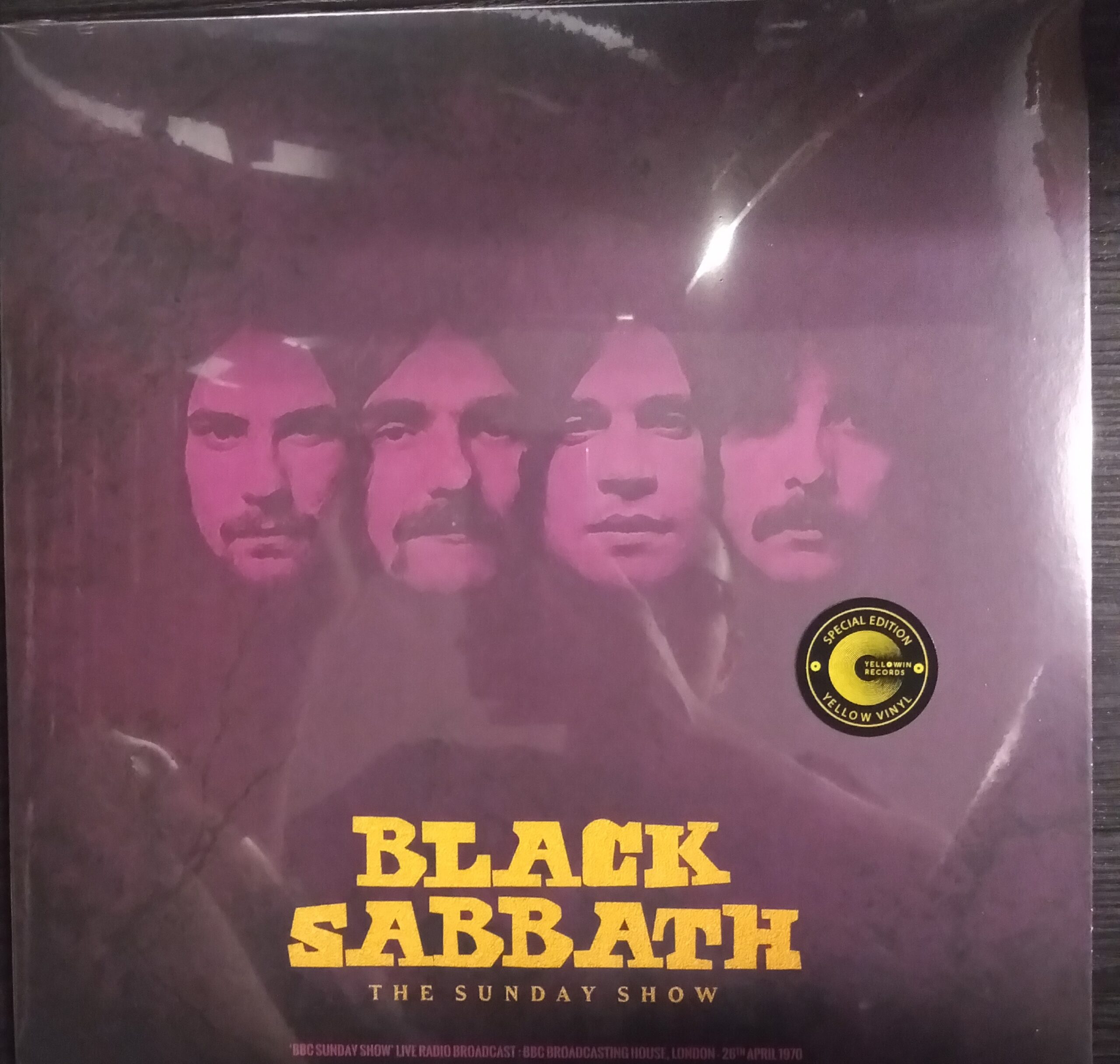 Black Sabbath – The Sunday Show - Mint (M/M) - Yellow Vinyl