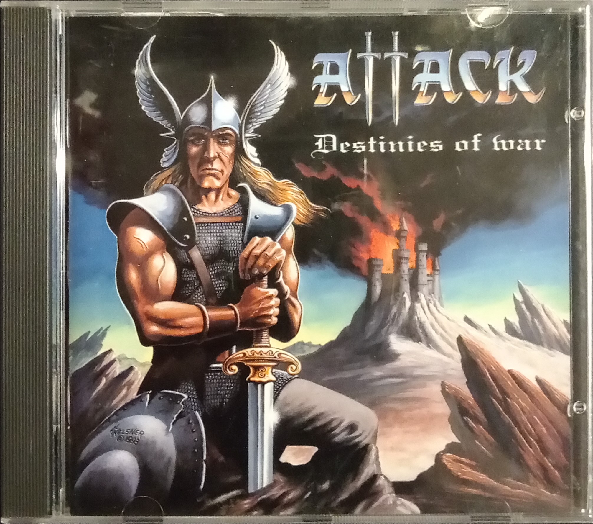 Attack (12) – Destinies Of War - NM/NM - Unofficial Replica CD