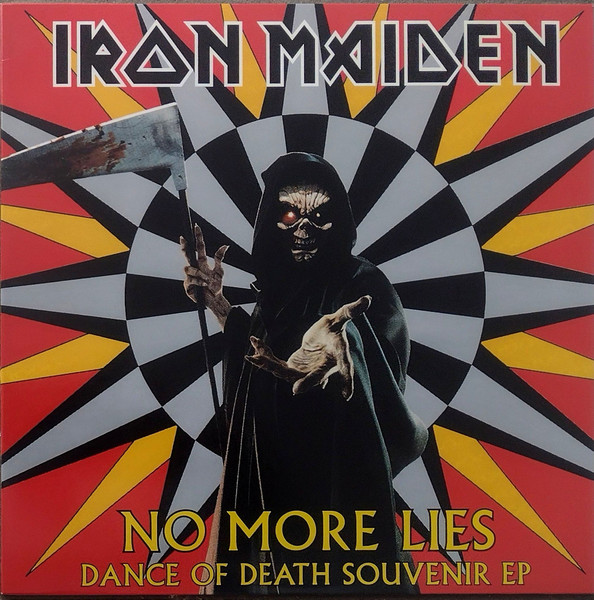 Iron Maiden – No More Lies ( Dance Of Death Souvenir EP) - M/M - Red Marbled Vinyl