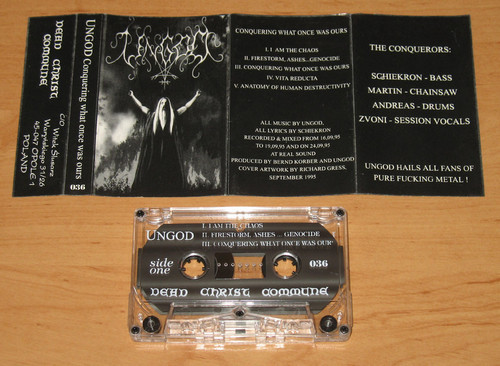 Ungod - Conquering What Was Once Ours - Near Mint (NM or M-) - Cassette