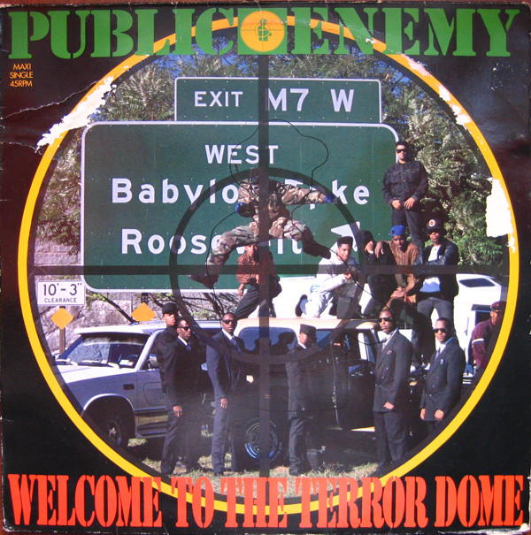 Public Enemy - Welcome To The Terrordome - Good Plus (G+) - Vinyl