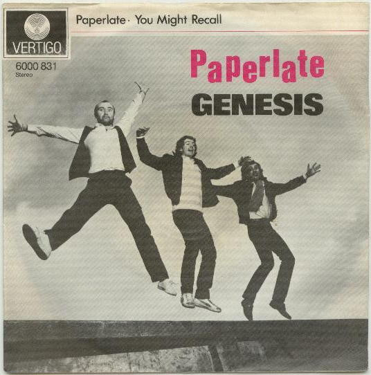 Genesis - Paperlate - Near Mint (NM or M-) - Vinyl