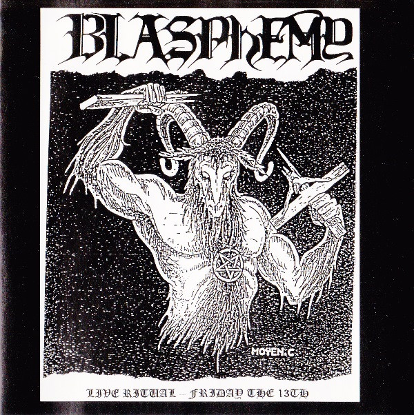 Blasphemy (2) - Live Ritual: Friday The 13th - Near Mint (NM or M-) - CD