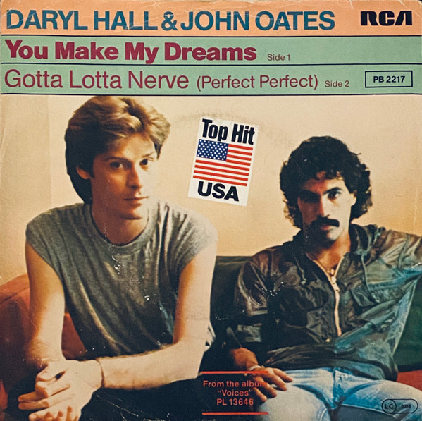 Daryl Hall & John Oates - You Make My Dreams - Near Mint (NM or M-) - Vinyl
