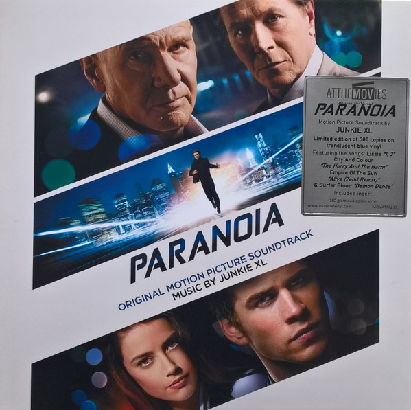 Junkie XL - Paranoia (Original Motion Picture Soundtrack)  - Mint (M) - Vinyl