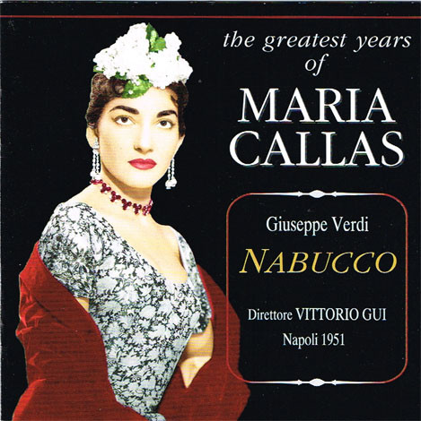 Giuseppe Verdi  -  Maria Callas - Nabucco - Mint (M) - CD