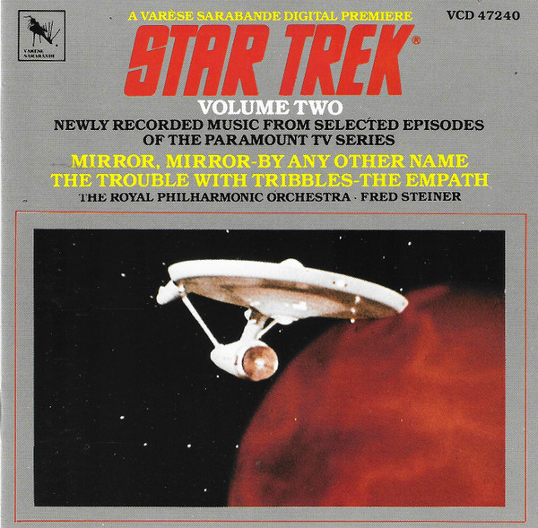 The Royal Philharmonic Orchestra* And Fred Steiner - Star Trek - Volume Two (Music Adapted From Selected Episodes Of The Paramount TV Series) - Near Mint (NM or M-) - CD