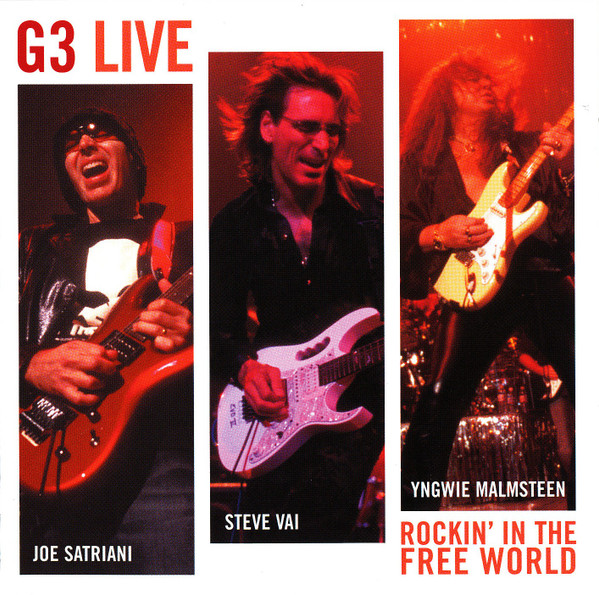 G3 (6) / Joe Satriani / Steve Vai / Yngwie Malmsteen - G3 Live: Rockin' In The Free World - Very Good Plus (VG+) - CD