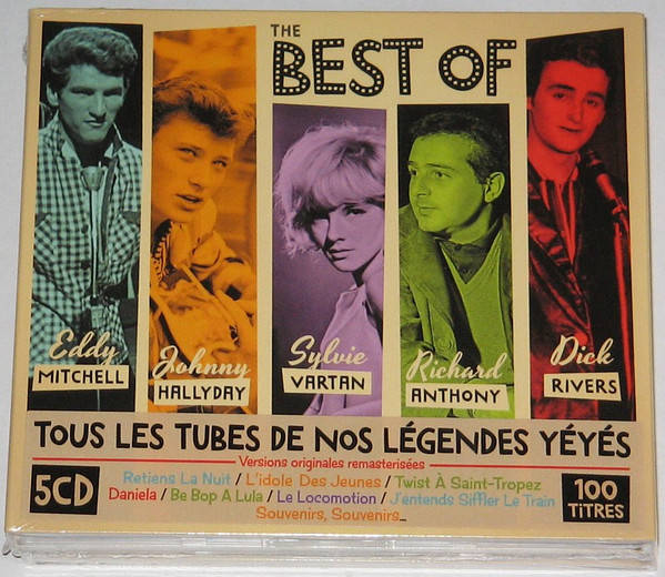 Eddy Mitchell / Johnny Hallyday / Sylvie Vartan / Richard Anthony (2) / Dick Rivers - The Best Of - Tous Les Tubes De Nos Légendes Yéyés - Mint (M) - CD