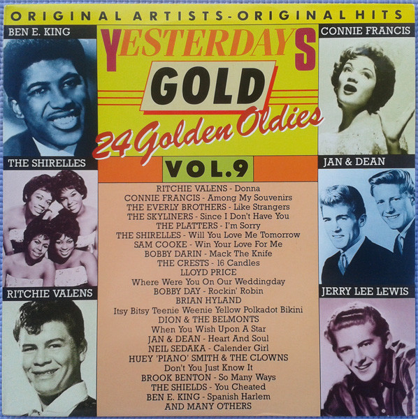Various - Yesterdays Gold Vol. 9 (24 Golden Oldies) - Very Good Plus (VG+) - Vinyl