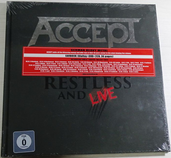 Accept - Restless And Live - Mint (M) - Blu-ray,DVD,CD,All Media
