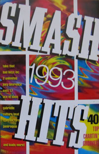 Various - Smash Hits 1993 - 40 Top Chartin' Grooves - Near Mint (NM or M-) - Cassette