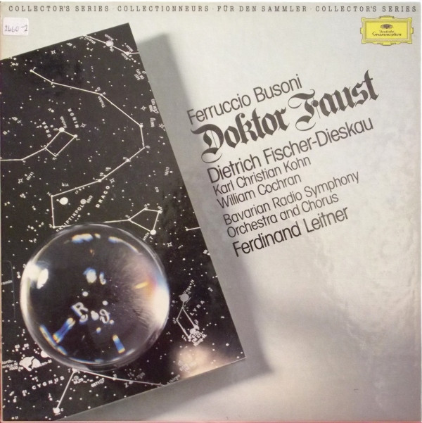 Ferruccio Busoni – Dietrich Fischer-Dieskau, Karl Christian Kohn*, William Cochran, Bavarian Radio Symphony Orchestra* & Chorus*, Ferdinand Leitner - Doktor Faust - Near Mint (NM or M-) - Vinyl,Box Set