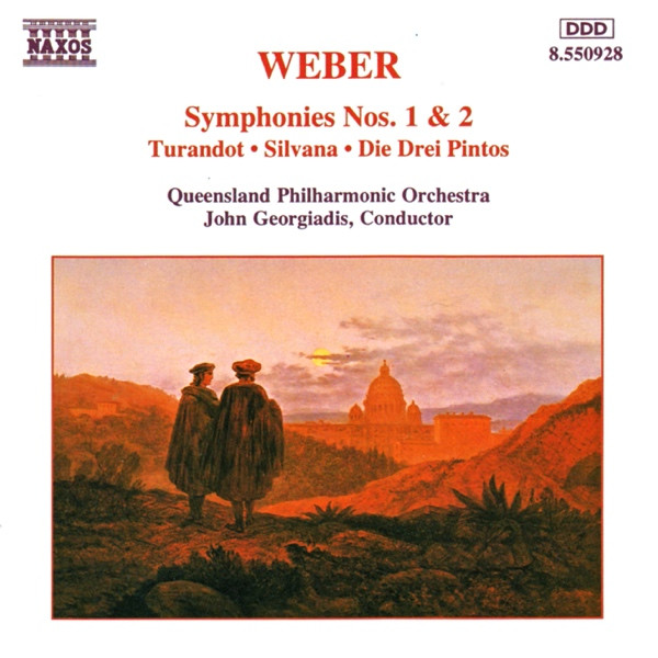 Weber* - Queensland Philharmonic Orchestra, John Georgiadis - Symphonies Nos. 1 & 2 • Turandot • Silvana • Die Drei Pintos - Mint (M) - CD