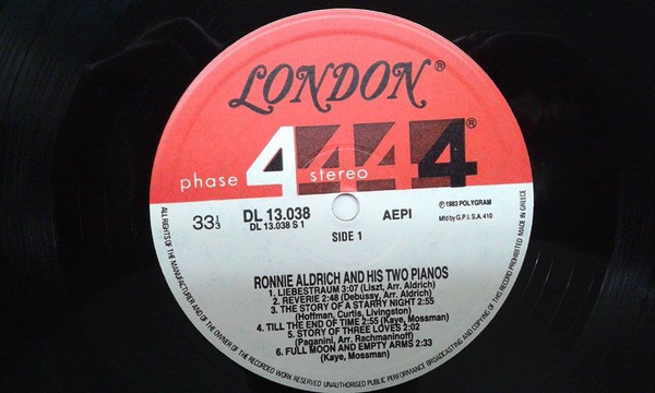Ronnie Aldrich And His Two Pianos* - Ronnie Aldrich And His Two Pianos - Near Mint (NM or M-) - Vinyl
