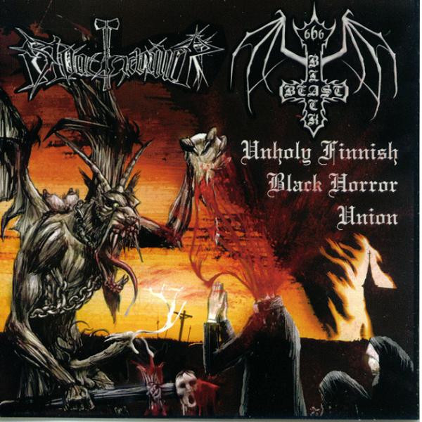 Black Beast / Bloodhammer - Unholy Finnish Black Horror Union - Near Mint (NM or M-) - CD
