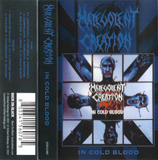 Malevolent Creation - In Cold Blood - Mint (M) - Cassette