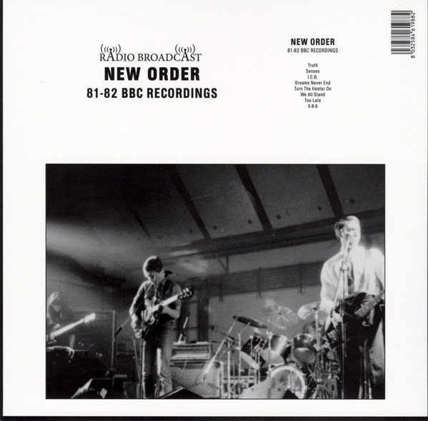 New Order - Radio Broadcast 81-82 BBC Recordings - Mint (M) - Vinyl