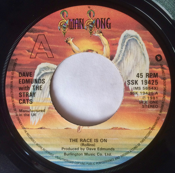 Dave Edmunds With The Stray Cats* - The Race Is On - Near Mint (NM or M-) - Vinyl