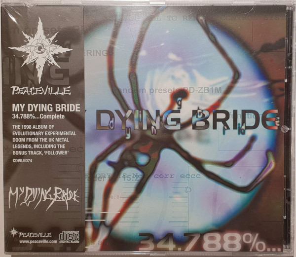 My Dying Bride - 34.788%... Complete - Mint (M) - CD