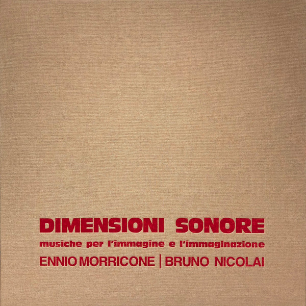 Ennio Morricone, Bruno Nicolai - Dimensioni Sonore - Musiche Per L'Immagine E L'Immaginazione - Near Mint (NM or M-) - Vinyl,CD,Box Set