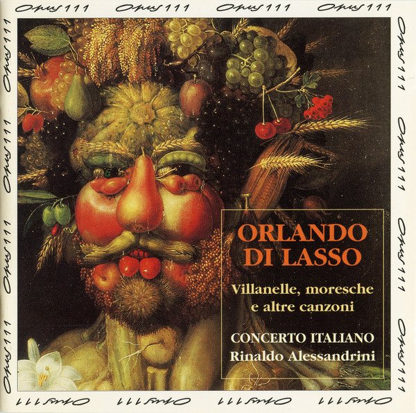Orlando Di Lasso*, Concerto Italiano, Rinaldo Alessandrini - Villanelle, Moresche E Altre Canzoni - Near Mint (NM or M-) - CD