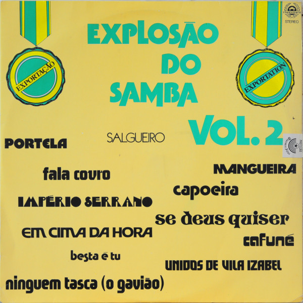 Conjunto Explosão Do Samba - Explosão Do Samba Vol. 2 - Very Good Plus (VG+) - Vinyl