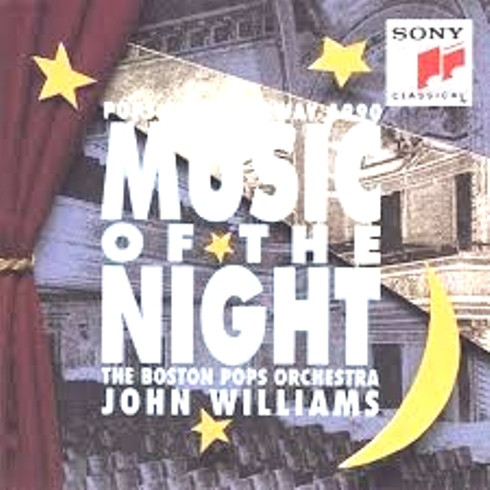 The Boston Pops Orchestra*  - John Williams (4) - Music Of The Night - Pops On Broadway 1990  - Near Mint (NM or M-) - Vinyl