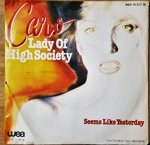 Caro (7) - Lady Of High Society - Near Mint (NM or M-) - Vinyl