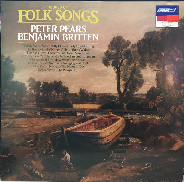 Peter Pears, Benjamin Britten - World Of Folk Songs - Near Mint (NM or M-) - Vinyl