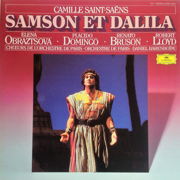 Camille Saint-Saëns - Elena Obraztsova • Placido Domingo • Renato Bruson • Robert Lloyd (4), Chœurs De L'Orchestre De Paris* • Orchestre De Paris • Daniel Barenboim - Samson Et Dalila - Near Mint (NM or M-) - Vinyl,Box Set
