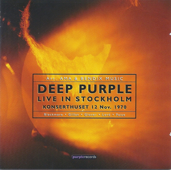 Deep Purple - Live In Stockholm 1970 - Mint (M) - CD