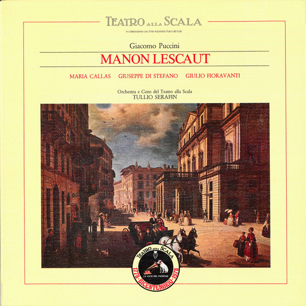 Giacomo Puccini, Maria Callas, Giuseppe di Stefano, Giulio Fioravanti, Orchestra* E Coro Del Teatro Alla Scala, Tullio Serafin - Manon Lescaut  - Near Mint (NM or M-) - Vinyl,Box Set