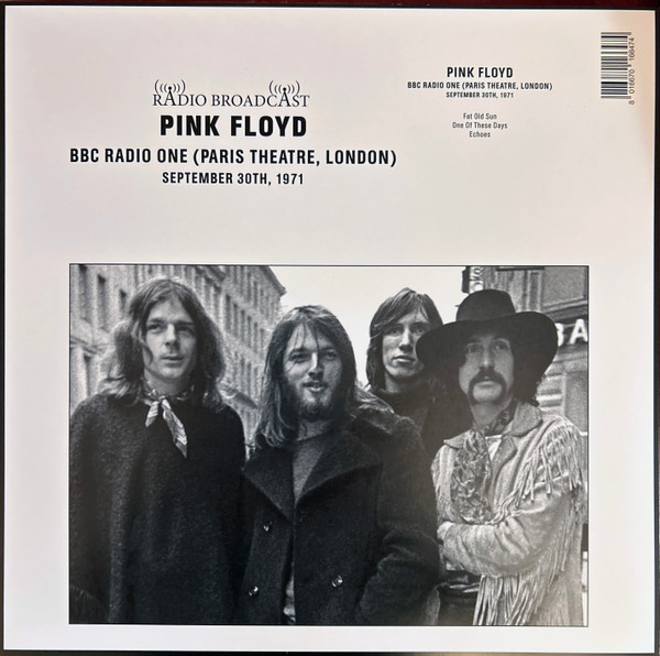 Pink Floyd - BBC Radio One (Paris Theatre, London, Sept. 30th 1971) - Mint (M) - Vinyl