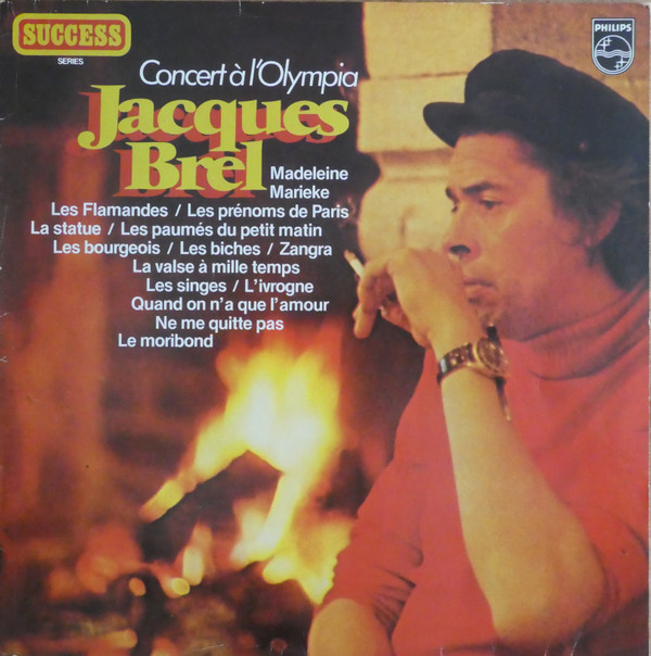 Jacques Brel - Concert À L'Olympia - Near Mint (NM or M-) - Vinyl