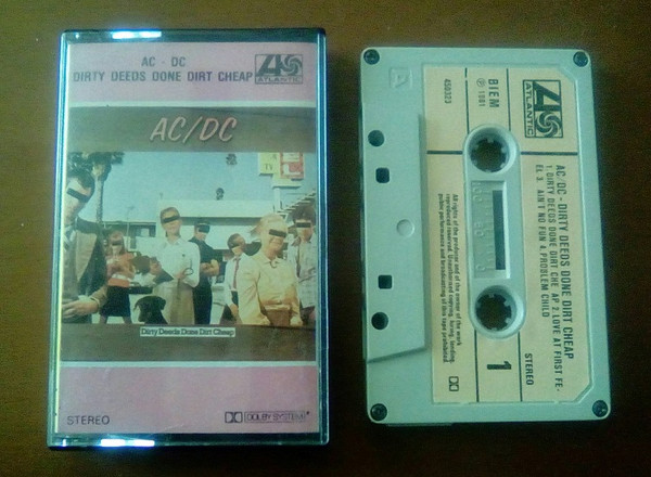 AC/DC - Dirty Deeds Done Dirt Cheap - Mint (M) - Cassette