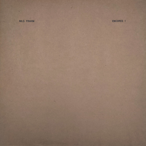 Nils Frahm - Encores 1 - Mint (M) - Vinyl