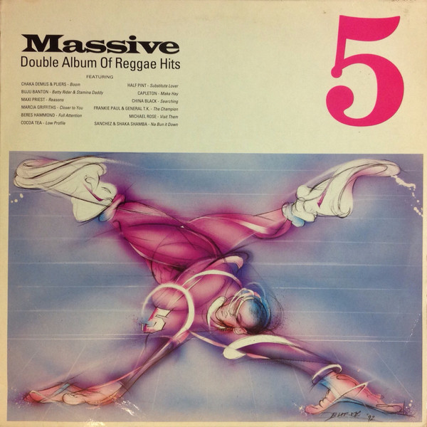 Various - Massive 5 (Double Album Of Reggae Hits) - Very Good Plus (VG+) - Vinyl