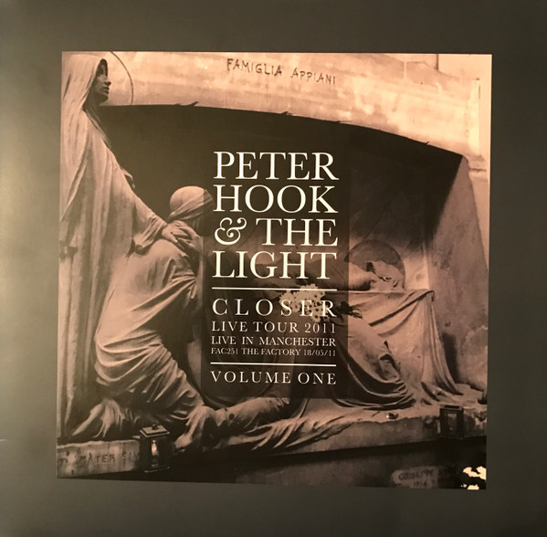 Peter Hook & The Light* - Closer Live Tour 2011 Live In Manchester Volume One - Mint (M) - Vinyl