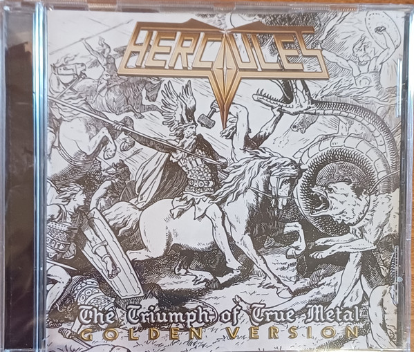 Hercules (18) - The Triumph Of True Metal (Golden Version) - Mint (M) - CDr