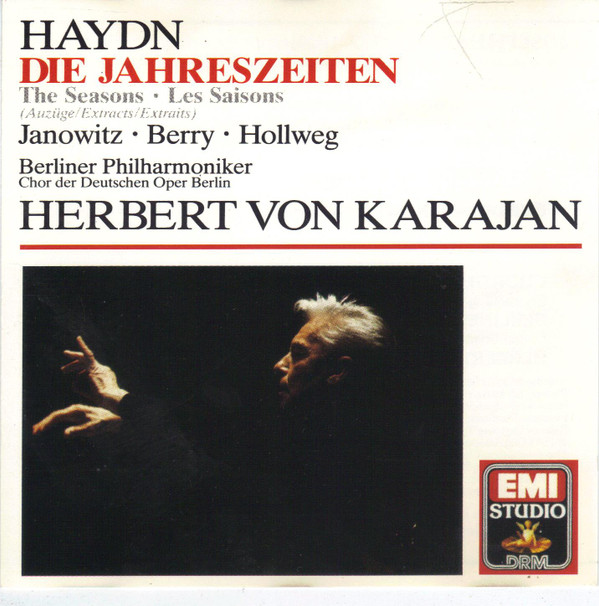 Haydn* - Janowitz* • Berry* • Hollweg*, Berliner Philharmoniker, Chor der Deutschen Oper Berlin, Herbert von Karajan - Die Jahreszeiten • The Seasons • Les Saisons (Auztüge/Extracts/Estraits) - Mint (M) - CD