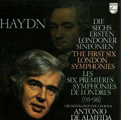 Haydn*, Antonio De Almeida, Orchestra Sinfonica Di Roma - Die Sechs Ersten Londoner Sinfonien = The First Six London Symphonies =  Les Six Premières Symphonies De Londres (93-98) - Near Mint (NM or M-) - Vinyl,Box Set