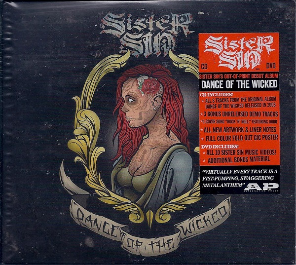 Sister Sin - Dance Of The Wicked - Near Mint (NM or M-) - CD,DVD,All Media