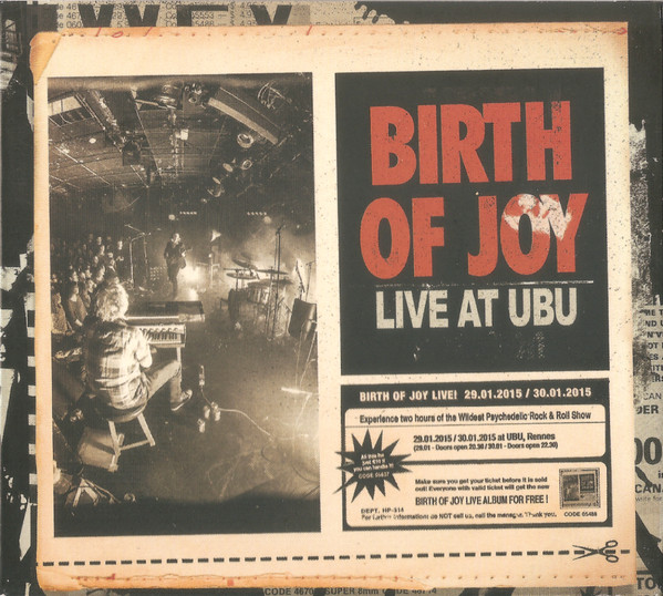 Birth Of Joy - Live At Ubu - Mint (M) - CD