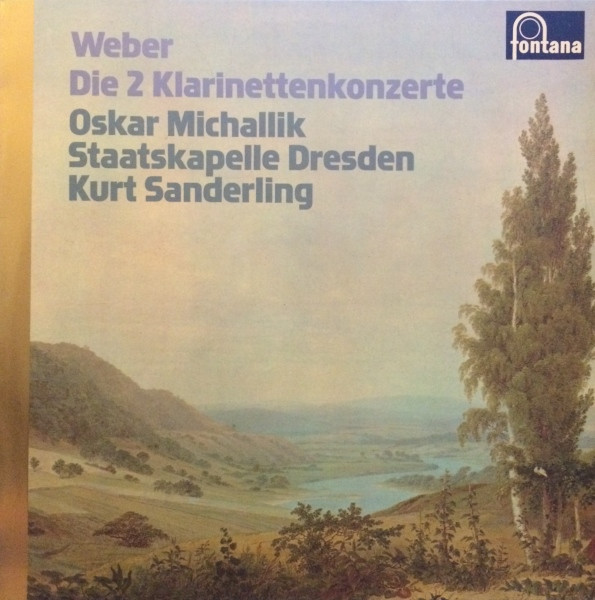 Weber*, Oskar Michallik, Staatskapelle Dresden, Kurt Sanderling - Die 2 Klarinettenkonzerte - Near Mint (NM or M-) - Vinyl