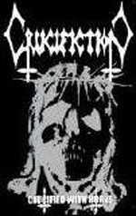 Crucifiction - Crucified With Horns - Near Mint (NM or M-) - Cassette