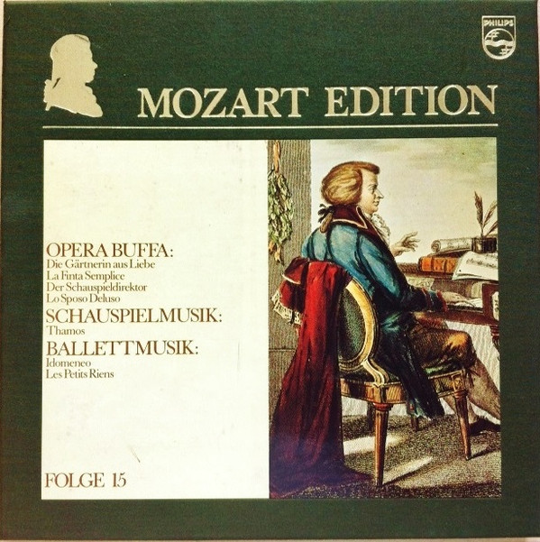Wolfgang Amadeus Mozart - Mozart Edition 15 ● Opera Buffa: Die Gärtnerin Aus Liebe / La Finta Semplice / Der Schauspieldirektor / Lo Sposo Deluso / Schauspielmusik: Thamos / Ballettmusik: Idomeneo / Les Petits Riens - Near Mint (NM or M-) - Vinyl,Box Set
