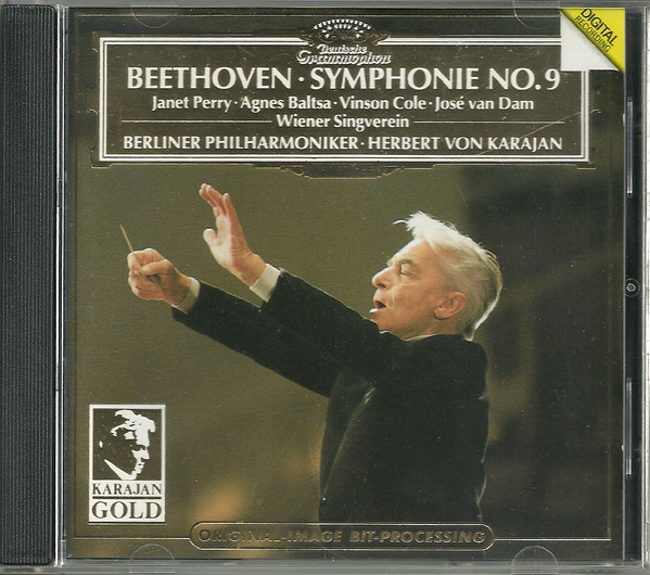 Beethoven*, Janet Perry • Agnes Baltsa • Vinson Cole • José van Dam, Wiener Singverein, Berliner Philharmoniker • Herbert von Karajan - Symphonie No. 9 - Near Mint (NM or M-) - CD