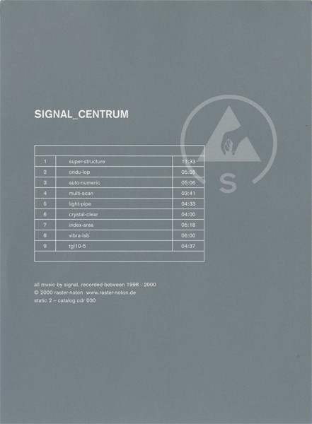 Signal - Centrum - Very Good Plus (VG+) - CD